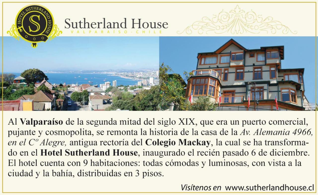 Sutherland House Вальпараисо Экстерьер фото